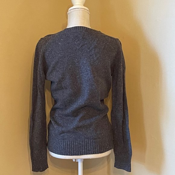 Old Navy V-neck Sweater - Grey Fleck - Picture 3 of 4